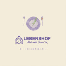 Lade das Bild in den Galerie-Viewer, Lebenshof MutimBauch - Dinner Gutschein