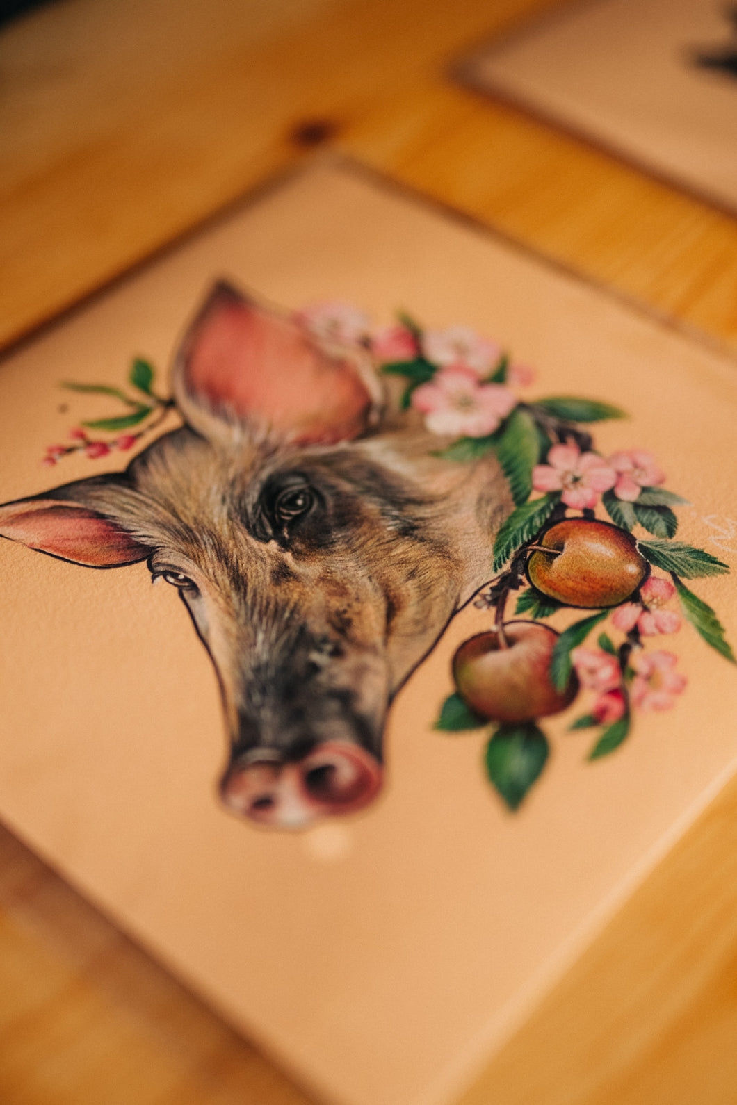 Artprint Schwein Miss Piggy von Jessica Mach